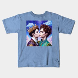 Lovers in the Sky Kids T-Shirt